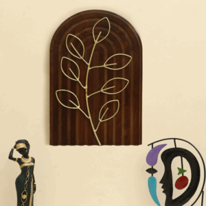 W-Abril Leaf Wall Décor on Wood