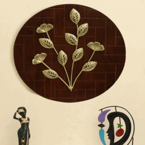 W-Arkar Leaf Wall Décor on Wood