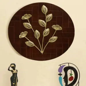 W-Arkar Leaf Wall Décor on Wood