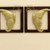 W-Arya Left Right Butterfly Wooden Frame Wall Décor