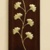 Metal Leaf Wall Art - W-Austin Leaf Decor on Wooden Frame