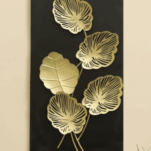 W-Ellen Leaf Wall Décor on MDF Farme