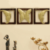 W-Esther Butterfly Wooden Frame Wall Décor