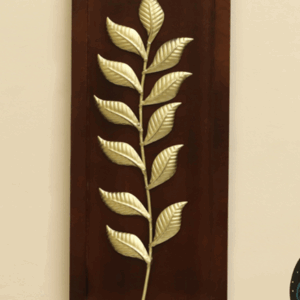 W-Evan Leaf Wall Décor on Wooden Frame