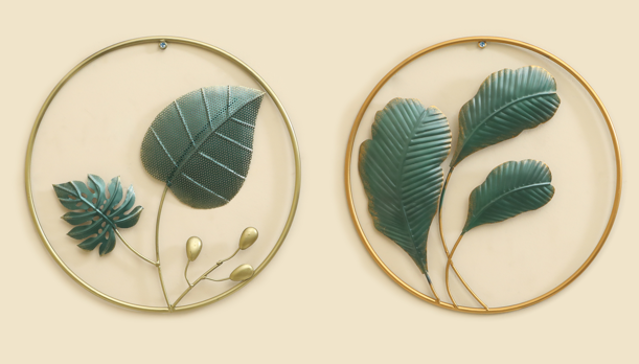 W-Kaashvi Nysa Round Wall Décor Set of 2