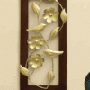 W-Leon Leaf Wall Décor on Wooden Frame