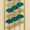 Ginko Wall Decor - W-Terry Metal Leaf Wall Art Panel