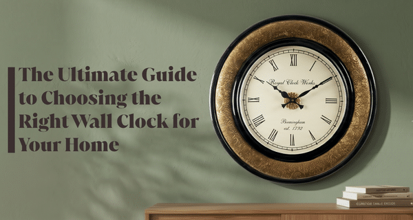 The Ultimate Guide to Choosing the Right Wall Clock | VedasHome