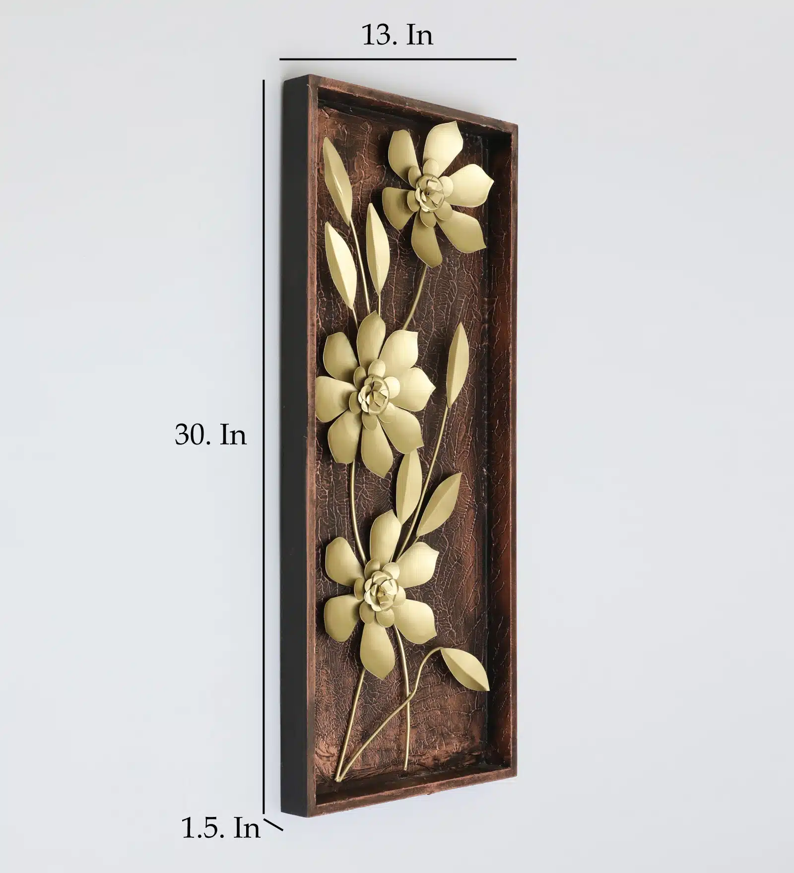 Metal Wall Art 13x30 Inch - Apollo Iron Wall Hanging Decor - Image 7