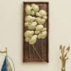 Poppy Flower Wall Frame - Metal MDF Floral Wall Decor