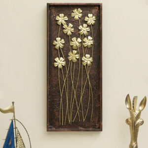 Metal & MDF Kane Flower Wall Frame