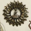 Decorative Metal Wall Hanging Handpainted Fuji Wall Decor