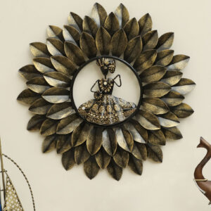 Metal Handpainted Fuji/3 Wall Decor