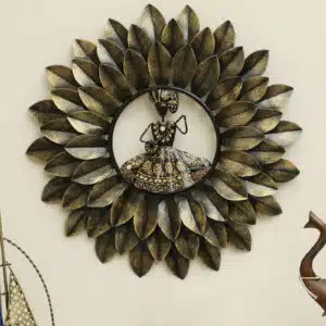 Decorative Metal Wall Hanging Handpainted Fuji Wall Decor