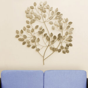Metal Windswept Tree Wall Decor