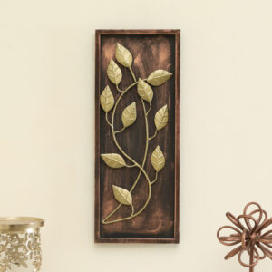 Metal & MDF Noah Leaf Wall Decor