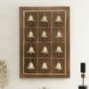 Toran Bell Wall Decor - Metal MDF Traditional Wall Hanging