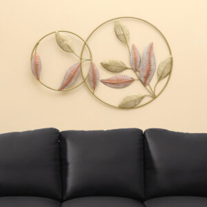 Metal Nova Leaf Wall Decor