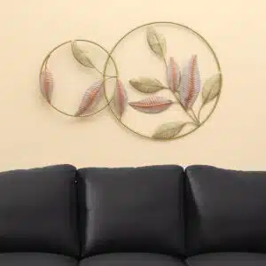 Leaf Wall Decor - Nova Metal Leaf Wall Art for Living Room