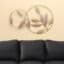 Leaf Wall Decor - Nova Metal Leaf Wall Art for Living Room