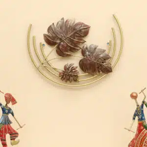 3 Leaf Wall Hanging - Nirvana Metal Leaf Wall Decor
