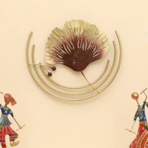 Metal Elena Leaf Wall Hanging