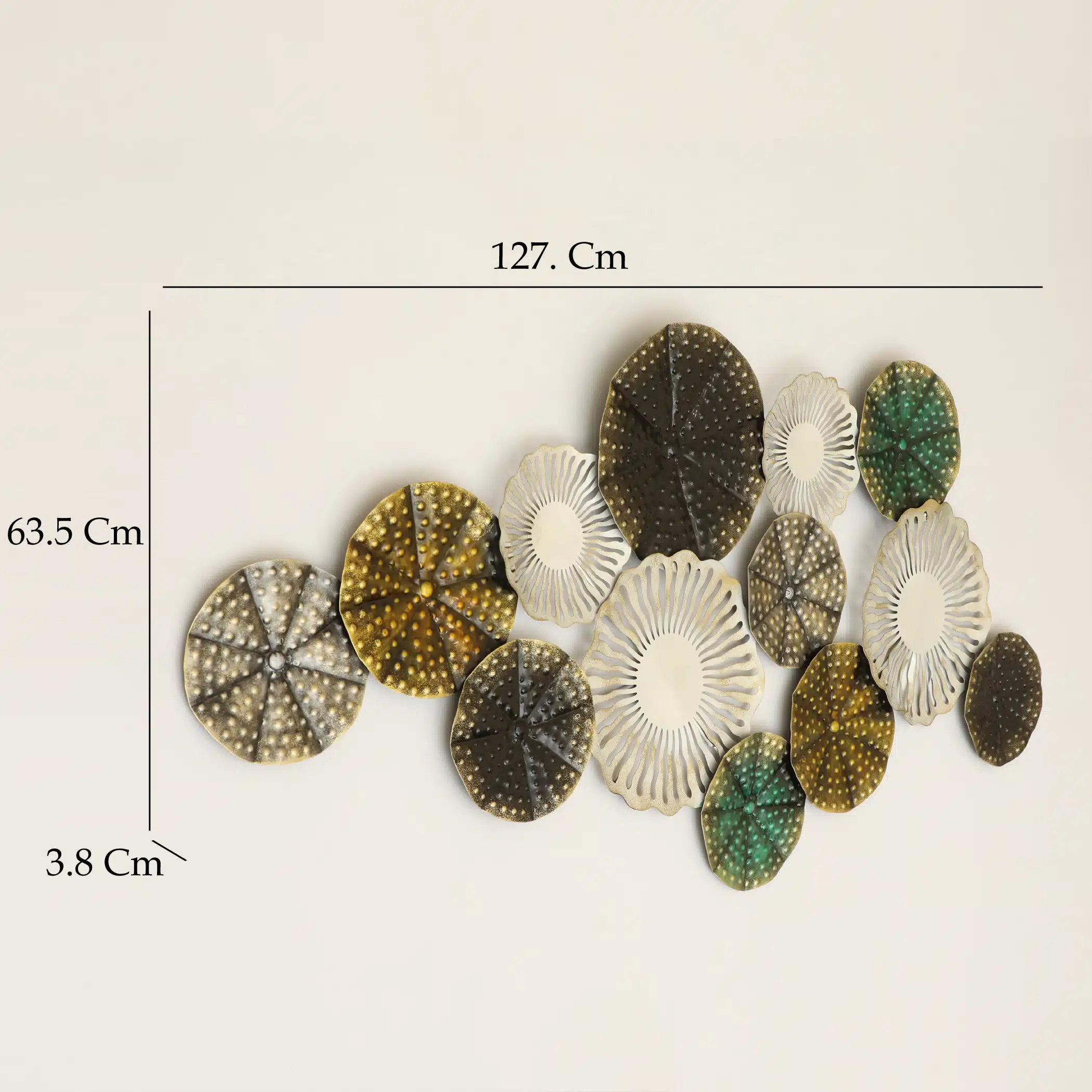Grace Wall Sculpture – Metal Decorative Wall Art - Image 3