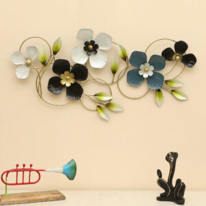 Metal Remy Flower Sculpture Wall Decor