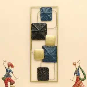 Abstract Wall Frame - Marcel Rectangular Metal Wall Decor
