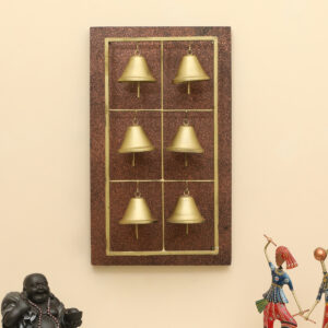 MDF & Metal Navya Bell Panel Wall Decor