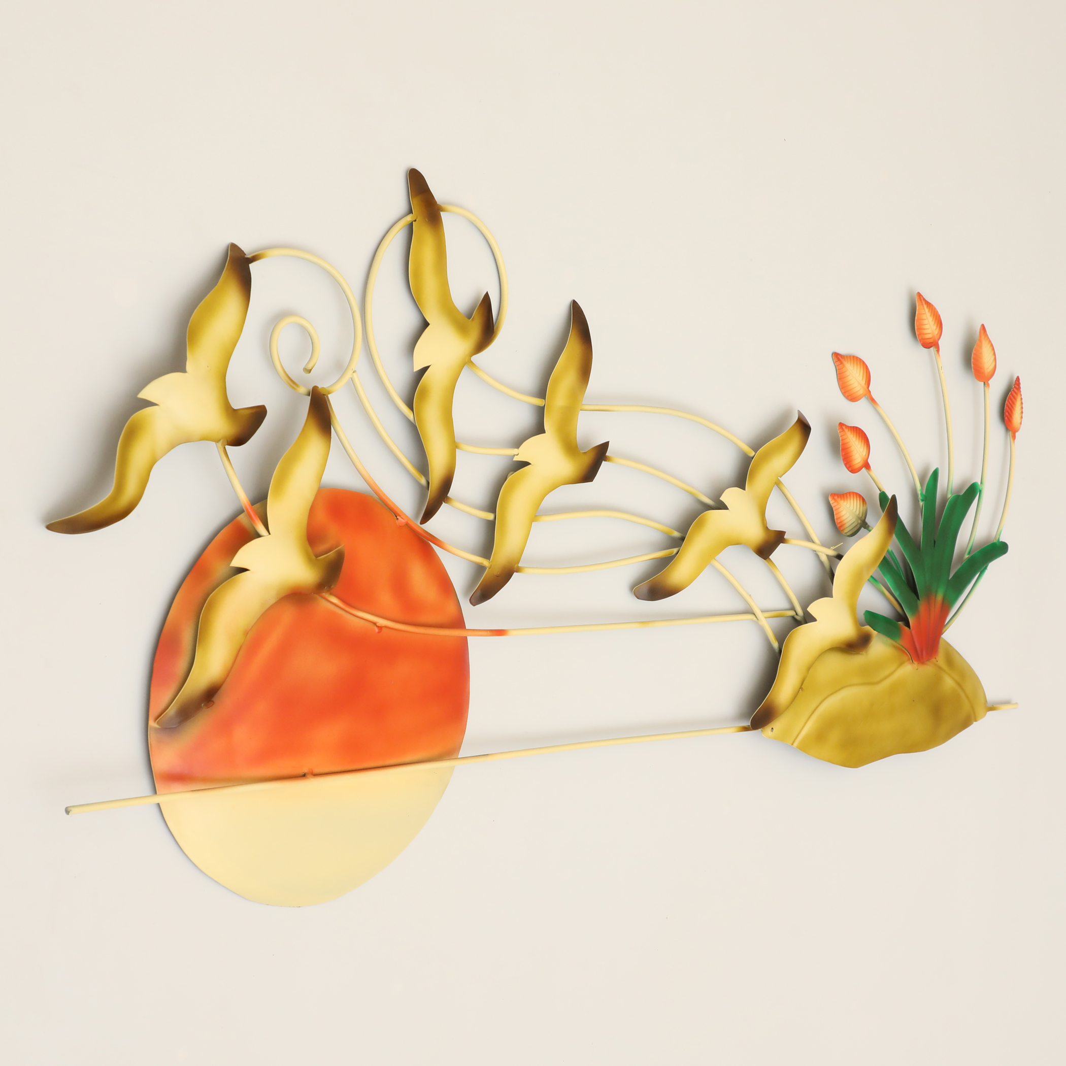 Metal Bibi Flying Bird Wall Decor - Image 2