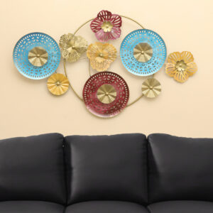 Metal Fuku Wall Decor Sculpture