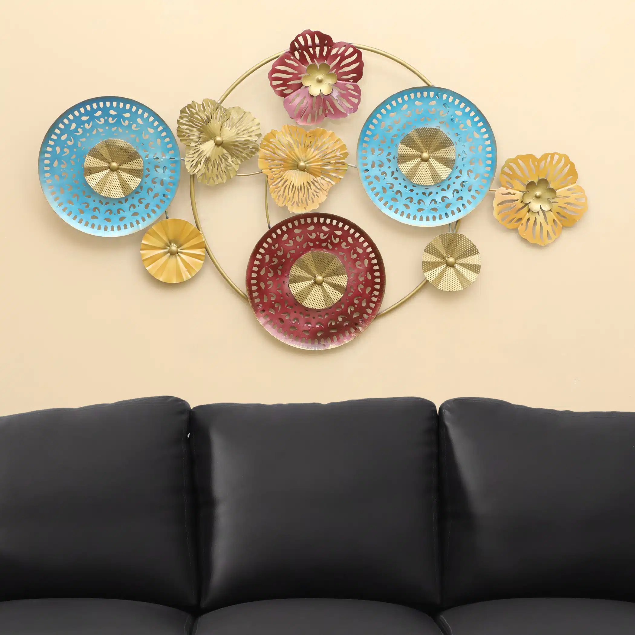 Fuku Wall Sculpture – Metal Decorative Wall Hanging