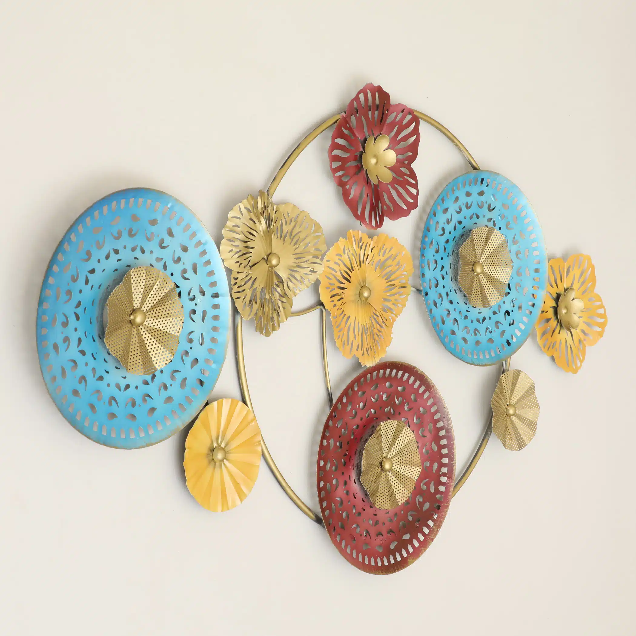 Fuku Wall Sculpture – Metal Decorative Wall Hanging - Image 2