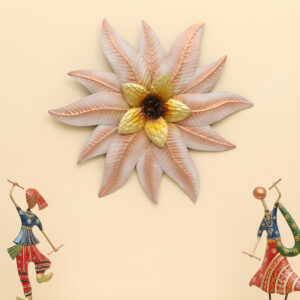 Metal Ena Flower Medium Wall Decor