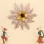 Medium Flower Wall Decor - Ena Metal Floral Wall Art