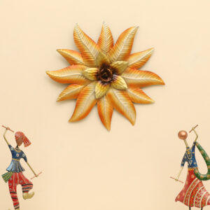 Metal Ena Flower Small Wall Decor