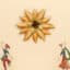 Small Flower Wall Decor - Ena Metal Floral Wall Art