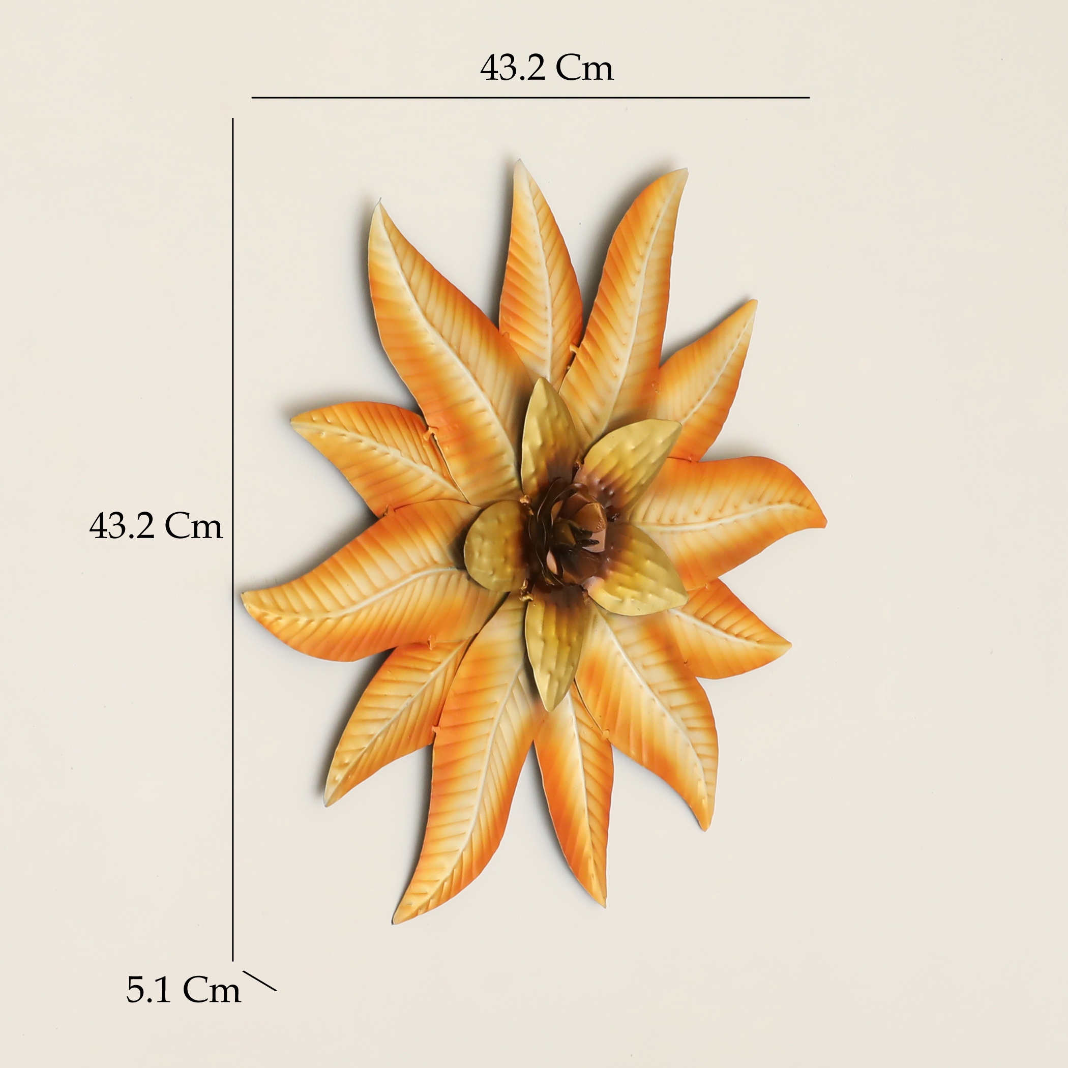 Metal Ena Flower Wall Decor Set of 3 - Image 5