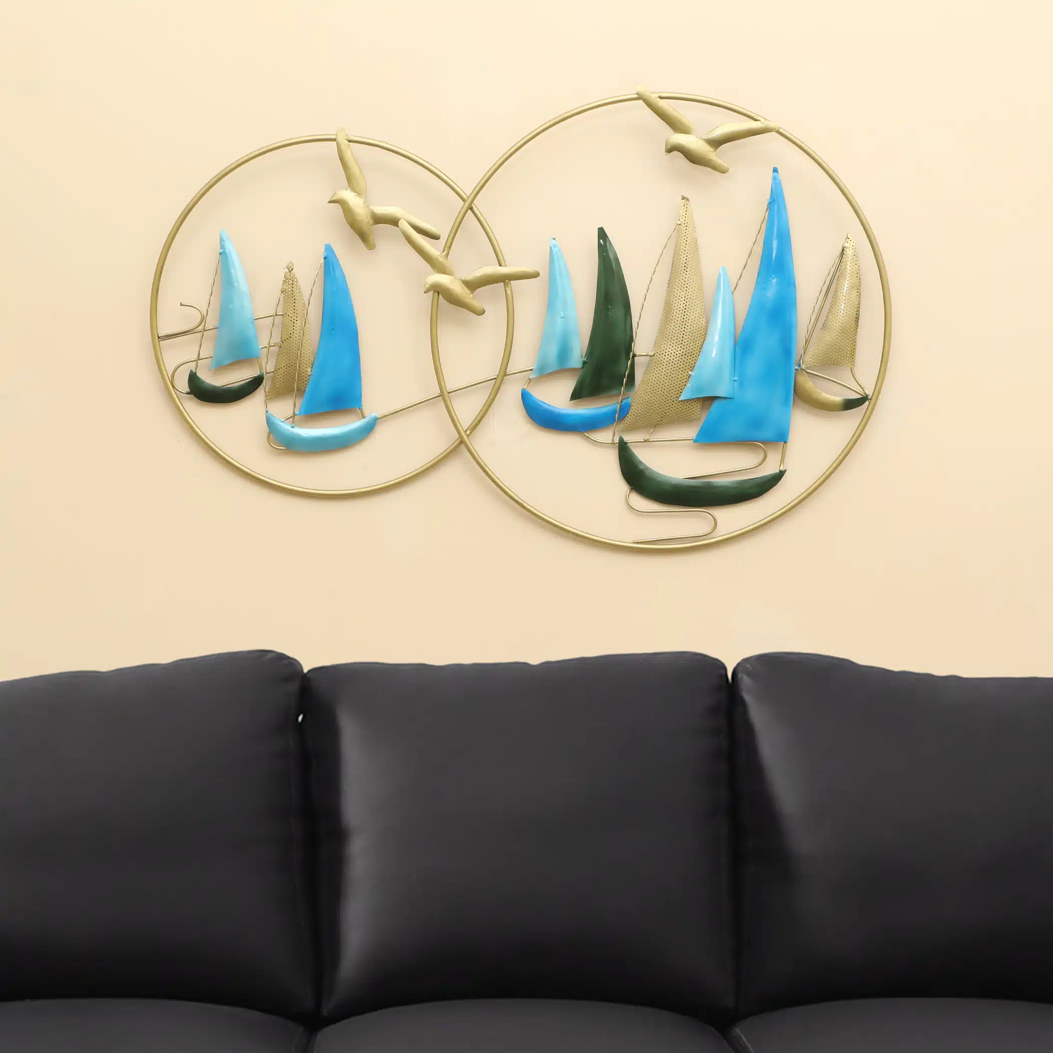 Ship Wall Decor – Seas The Day Metal Boat Wall Art