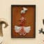 Sitar Wall Decor Handpainted Rajasthani Musician Wall Art