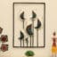 Ceramic Bird Wall Decor Handpainted Metal Ceramic Wall Art