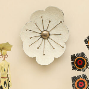 Metal & Ceramic Soma Abstarct Flower Wall Decor Big