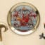 Ram Darbar Wall Decor - Metal Glass Plate White Background