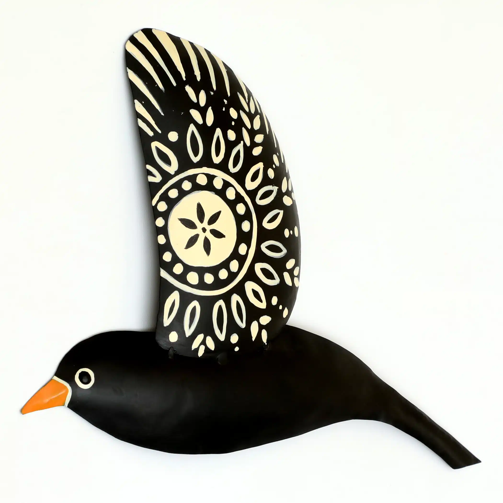 Premium Handpainted Metal Bird Wall Decor | Falguni Flying Bird Art - Image 3