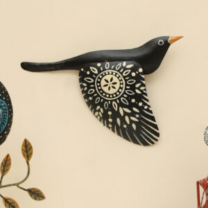 Handpainted Metal Falguni Flying Bird Wall Décor/4