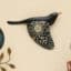 Decorative Metal Bird Wall Art Handpainted Flying Bird Decor