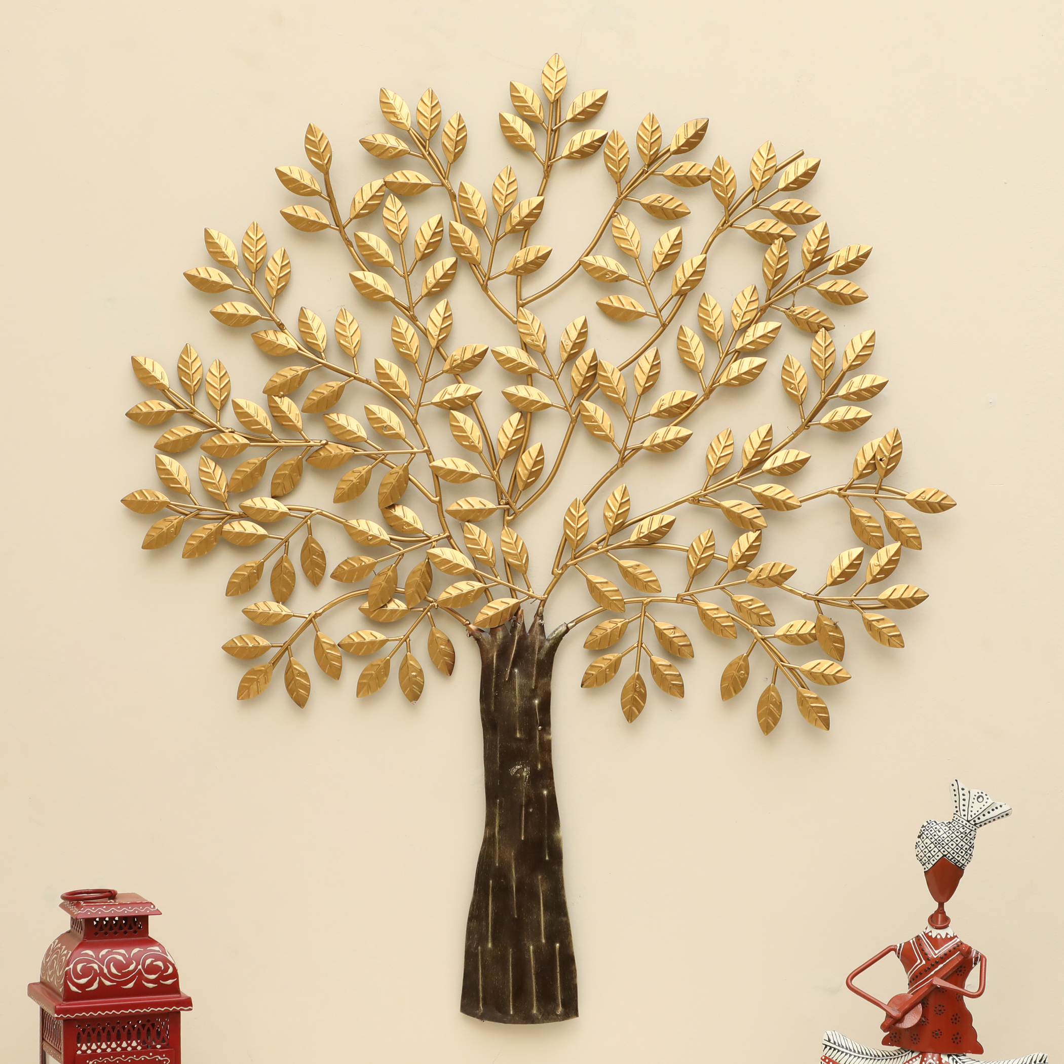 Metal Anvika Tree Wall Decor