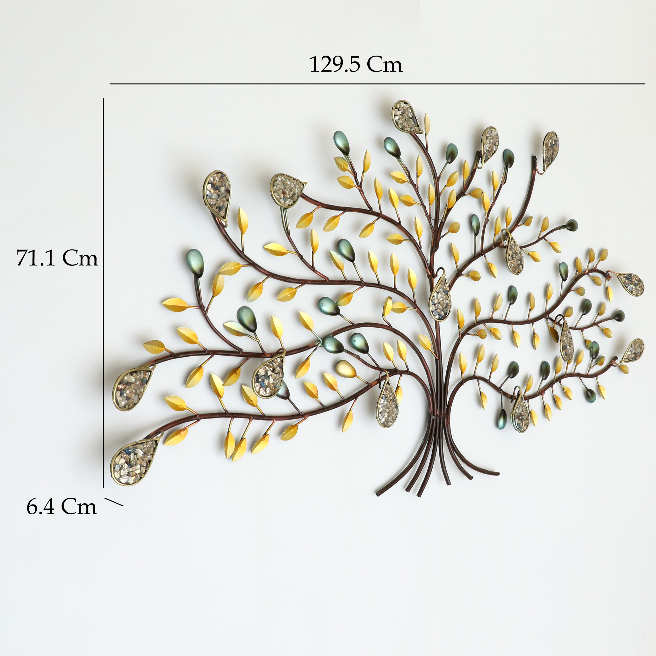 Metal Yashvi Tree Wall Decor - Image 2