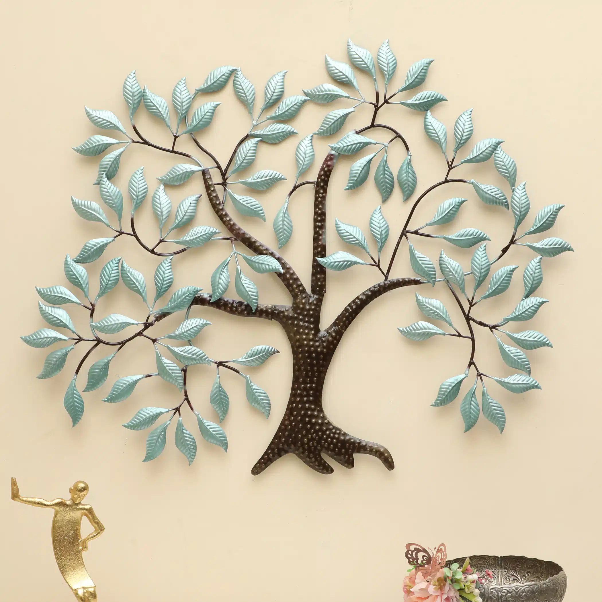 Metal Wall Decor for Bedroom – Harmaan Tree Wall Art